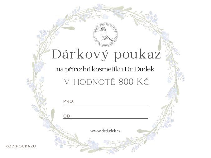 Poukaz na 800 Kč